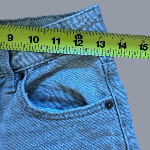 Zara Gray Denim Jeans High Rise Wide Leg Distressed Boys Girls size 12-13 - Picture 7 of 11